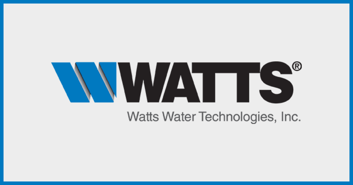 Watts Water Technologies Shares Sold by Major Bank