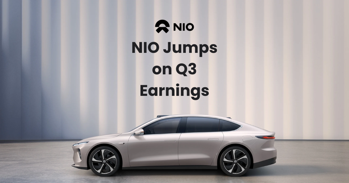 Nio Surges on Q3 Earnings Beat